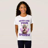 あなたの輝く妖精の王女は魔法にかけられて失うことはない Tシャツ (正面フル)