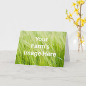 あなたの農場のイメージ、自分の文字、自分の農場 カード (黄色い花)
