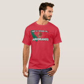 あなたの農業は移民に依存している カリフォルニア Tシャツ (正面フル)