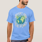 あなたの近くの植物を応援しよう Tシャツ (正面)
