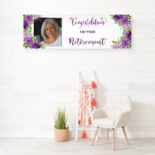 あなたの退職の写真のお祝い 横断幕 (インサイチュ)