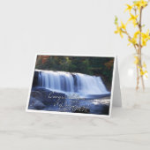 あなたの退職の滝Picのお祝い カード (黄色い花)