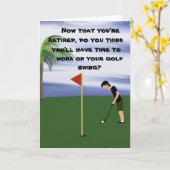 あなたの退職カードのお祝い カード (黄色い花)