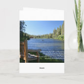 あなたの退職、シンプル、道のお祝い カード (裏面)