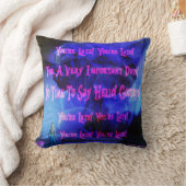 あなたの遅い枕 クッション (ブランケット)