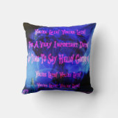 あなたの遅い枕 クッション (裏面)