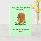 あなたの運で… カード (黄色い花)