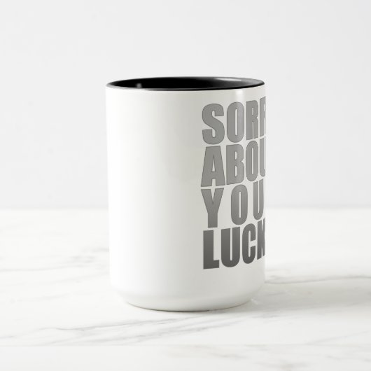 あなたの運のマグについて残念 マグカップ (中央)