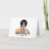 あなたの運転免許証のお祝い(英語) カード (裏面)