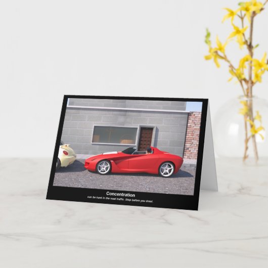 あなたの運転免許証のお祝い(英語) カード (黄色い花)