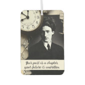 あなたの過去は章であり、あなたの未来は書かれていない。 カーエアーフレッシュナー (正面)