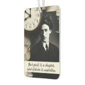 あなたの過去は章であり、あなたの未来は書かれていない。 カーエアーフレッシュナー (左)