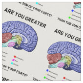 あなたの部品の合計より素晴らしいですか。 頭脳 ファブリック (クローズアップ)
