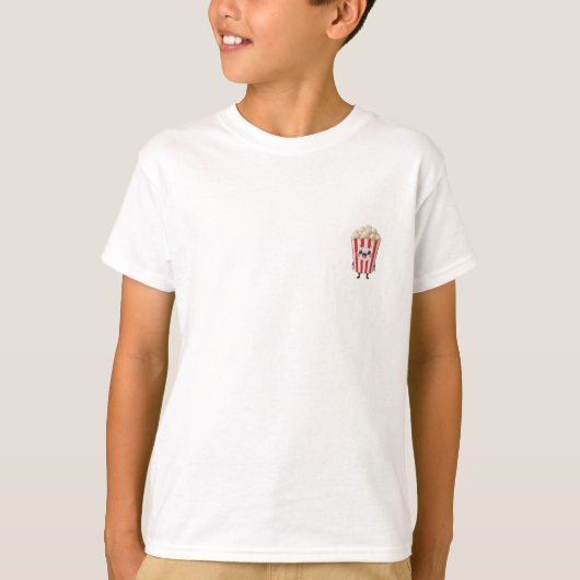 あなたの部屋を明るくするポップコーンの友達 Tシャツ (正面)