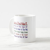 あなたの郵便局員を知っています コーヒーマグカップ (正面左)