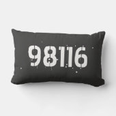 あなたの郵便番号 ランバークッション (裏面)