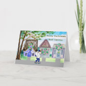 あなたの郵便配達員のためのサザンスタイルのクリスマス カード (正面)