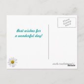 あなたの野生の花の考えること ポストカード (裏面)