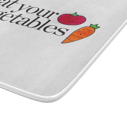 あなたの野菜を食べて下さい カッティングボード (角)