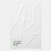 あなたの野菜を食べて下さい キッチンタオル (縦)