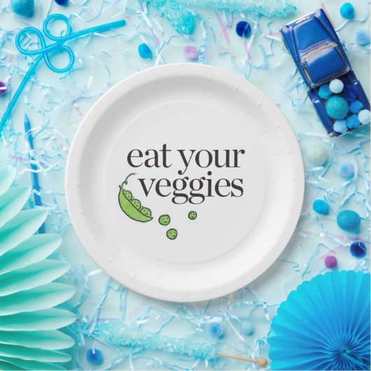 あなたの野菜を食べて下さい ペーパープレート (パーティー)