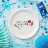 あなたの野菜を食べて下さい ペーパープレート (パーティー)