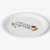 あなたの野菜を食べて下さい ペーパープレート (アングル)