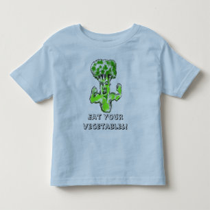 あなたの野菜を食べて下さい! 極度のブロッコリーのTシャツ トドラーTシャツ