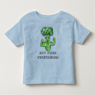 あなたの野菜を食べて下さい! 極度のブロッコリーのTシャツ トドラーTシャツ