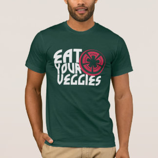 あなたの野菜を食べて下さい Tシャツ