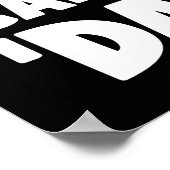 あなたの銀行口座があなたをパパに電話するまで働く ポスター (角)