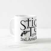 あなたの銃への棒 コーヒーマグカップ (正面左)