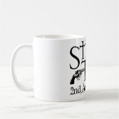 あなたの銃への棒 コーヒーマグカップ (左)