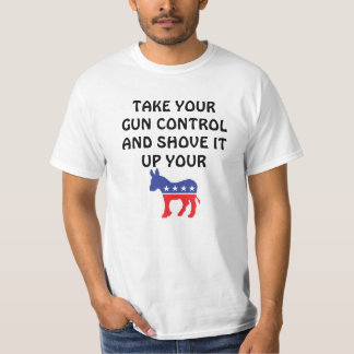 あなたの銃砲規制を押して下さい Tシャツ
