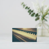 あなたの銘柄のヴィンテージのピアノ 名刺 (スタンド正面)