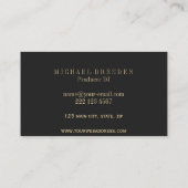 あなたの銘柄のヴィンテージのピアノ 名刺 (裏面)