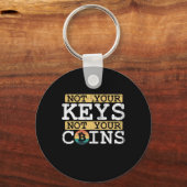 あなたの鍵ではなく、あなたのコインBitcoin財布 キーホルダー (正面)