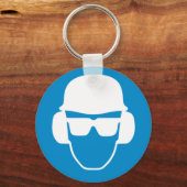 あなたの鍵は安全か、彼らは今 キーホルダー (正面)