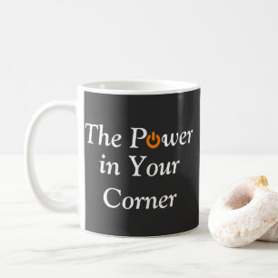 あなたの隅のパワーこのビジネスの喧騒を行う コーヒーマグカップ