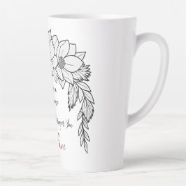 あなたの離婚の強いコーヒー愛好家のおめでとう カフェラテマグ