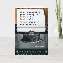 あなたの離婚の"Plot Twist"カードおめでとう