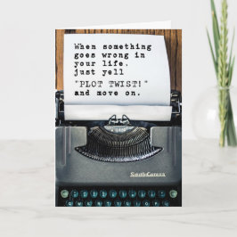 あなたの離婚の"Plot Twist"カードおめでとう カード
