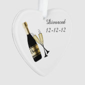 あなたの離婚を記念して下さい オーナメント (正面)