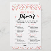 あなたの電話のブライダルシャワー、ヘンパーティーゲームに何がある (正面/裏面)