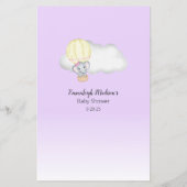 あなたの電話の象の風船のパープルベイビーゲーム (裏面)