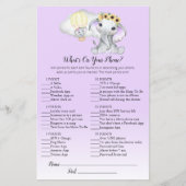 あなたの電話の象の風船のパープルベイビーゲーム (正面)