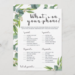 あなたの電話ゲームで植物性ユーカリ