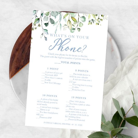 あなたの電話フライヤーに何がある緑のユーカリ チラシ