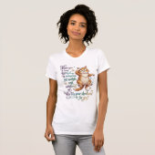 あなたの靴ひもを結んでいるのは誰ですか 面白い猫 サラカズム Tシャツ (正面フル)