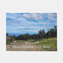 あなたの靴を取除いて下さい ドアマット